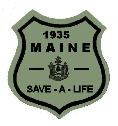 (image for) 1935 Maine SPRING Inspection Sticker